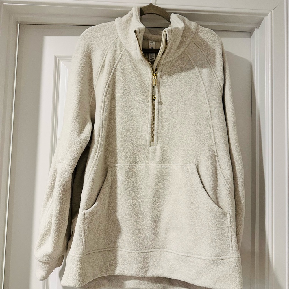 Lululemon Scuba Tumbled Fleece Funnel Neck Half Zip XL/XXL
